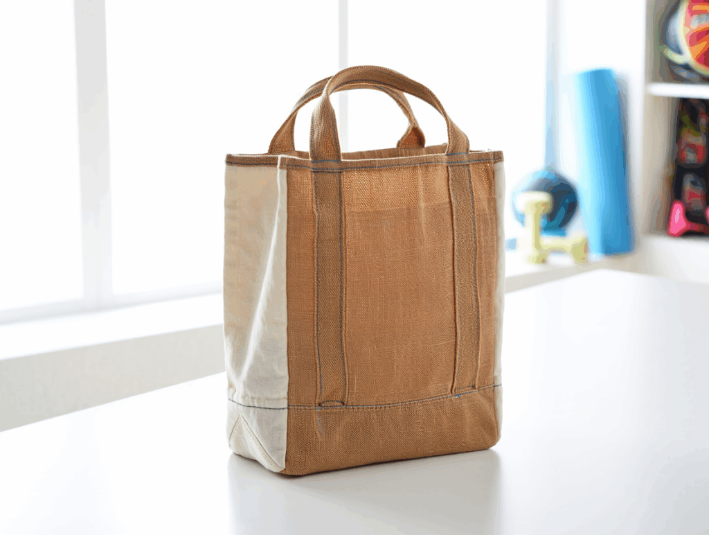 One Hemp-Cotton Reusable Bag Reduces Waste for Sports Shops and Gyms